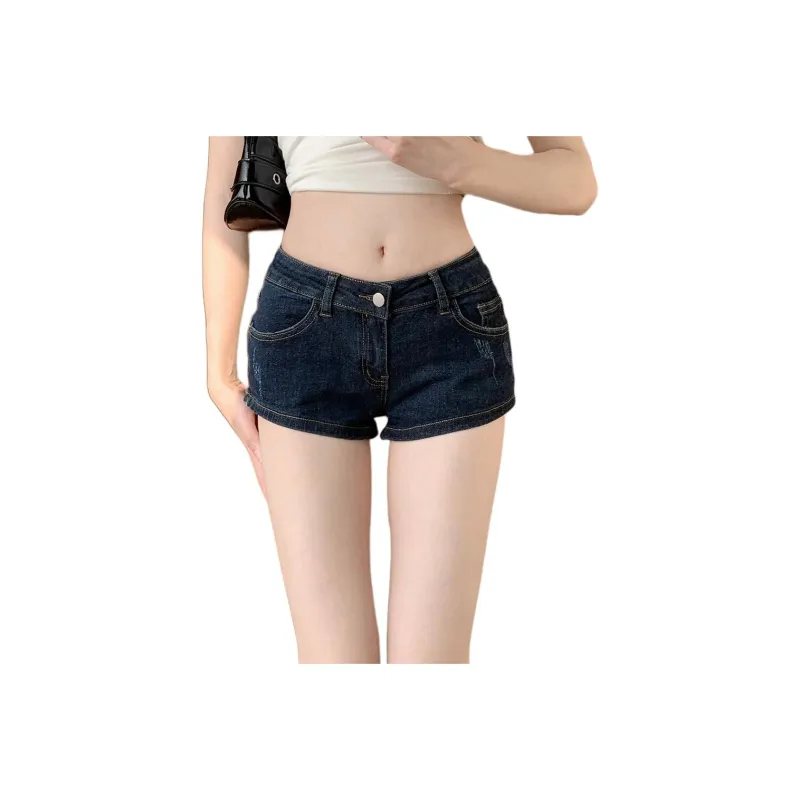 RAMPAGE Denim Shorts Women's Dark Blue-0