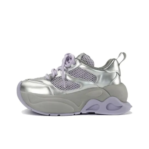 DIBO MANNER Lip Flame Collection Low Top Chunky Sneakers Women's