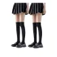 2 Black over-The-Knee Socks