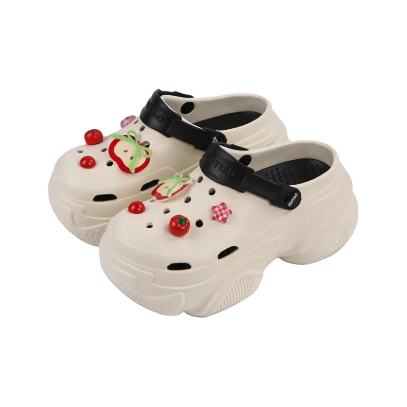 Thin Strips Sandal Slippers Women's Ecru-6