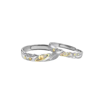 JOLLY GARDEN S925 Sterling Silver Rings Unisex