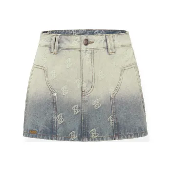 NAWS Denim Short Skirts Women's Mint Green