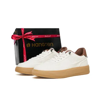 HANG TEN Slip Resistant Low Top Skateboard Shoes Men's