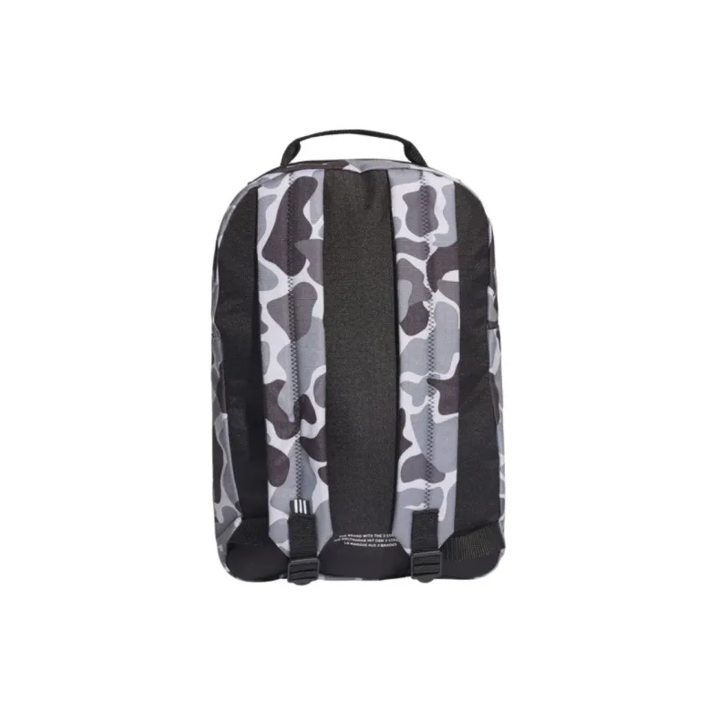 Adidas Originals Pattern Backpack Unisex Gray Black-2