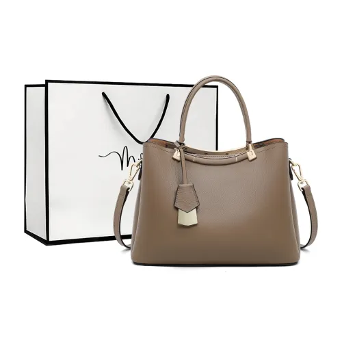 MILLIE'S Cow Leather Shoulder Bag, Crossbody Bag, Handbag Regular Women's Coffee