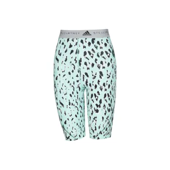 Adidas x Stella McCartney Sports Shorts Women's Light Green/Black