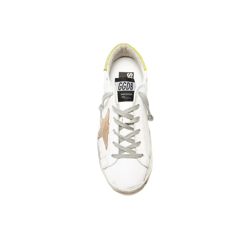 Golden Goose Super Star Low Top Skateboard Shoes Women's White-4