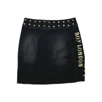 Boy London Denim Short Skirts Women's Black