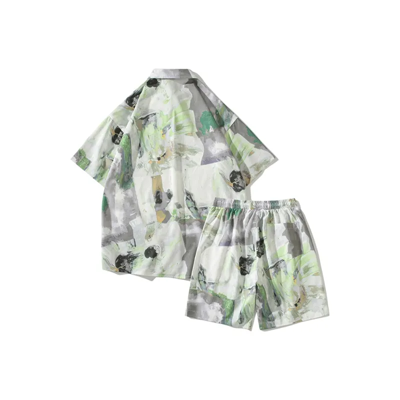Fakeyoung Shirt Matching Set Unisex-1