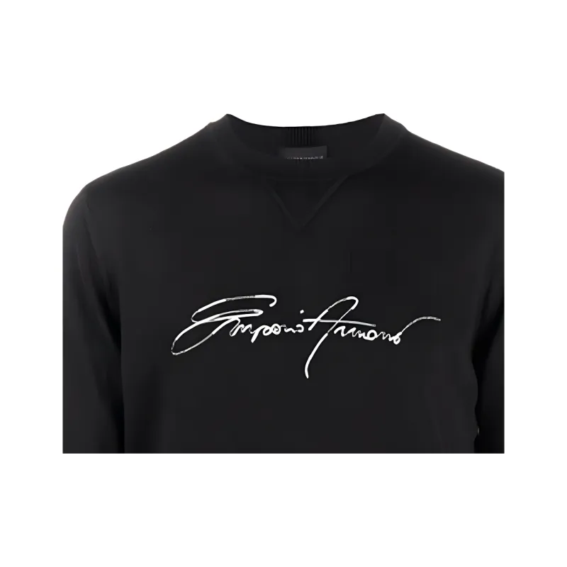 EMPORIO ARMANI FW21 Sweater Men's Black-4