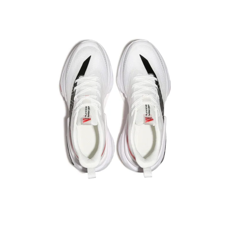 KFT Running Shoes Unisex Low Top Silver White/White Black/White Purple-9