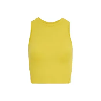 On Movement Crop Sport Vests Women's Yellow
