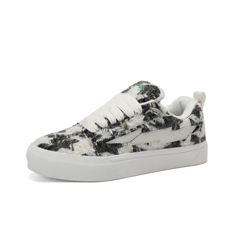 FZFA Anti Slip And Wear Resistant Height Increasing Low Top Classic Preppy Style Students Skateboard Shoes Unisex-8