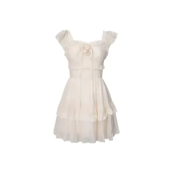DOSOHEB Short Sleeved Dress Women's