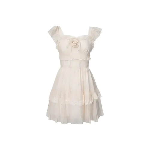 DOSOHEB Short Sleeved Dress Women's