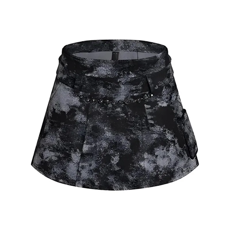 REJJ Denim Shorts Women's Black-0