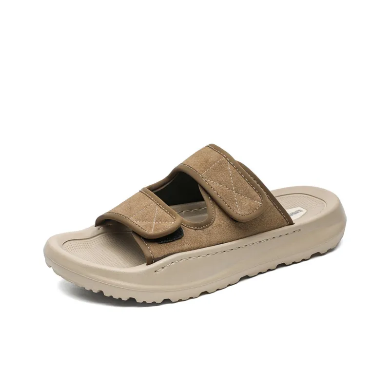 Lanza Slip Resistant Abrasion Resistant Slide Slippers Men's-5