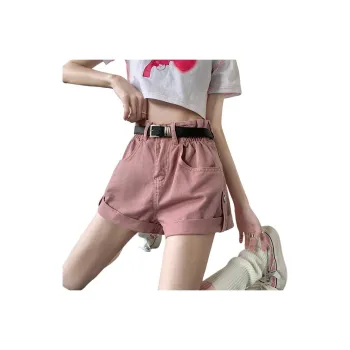 PVJ Denim Shorts Women's MX3069 Dirty Pink