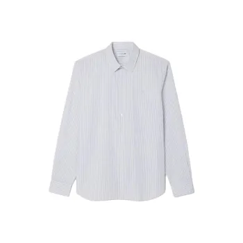 LACOSTE SS25 Shirt Men's White/Blue/Marine Blue/HSZ