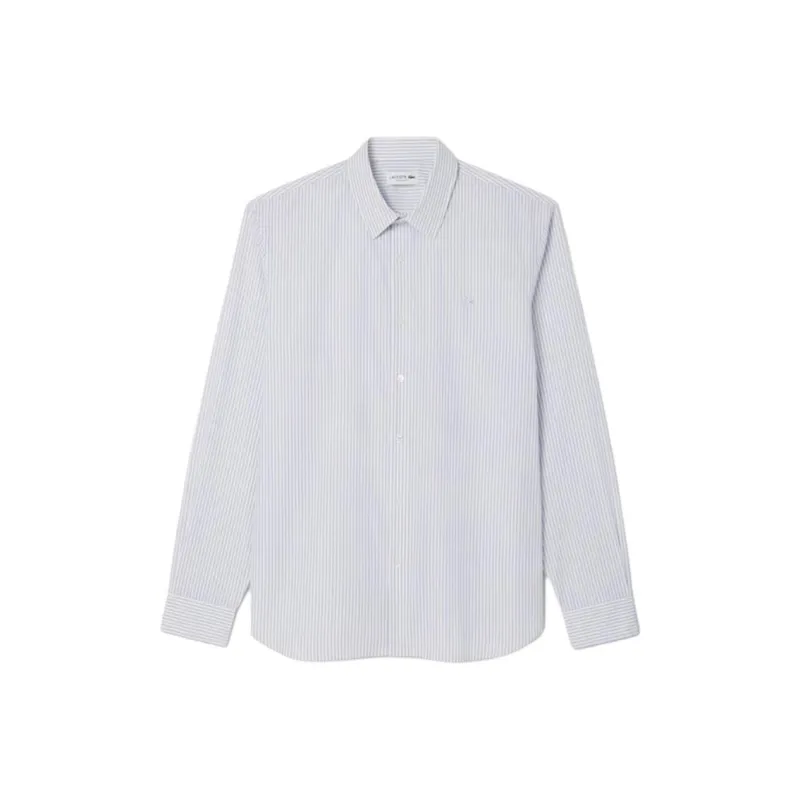 LACOSTE SS25 Shirt Men's White/Blue/Marine Blue/HSZ-0