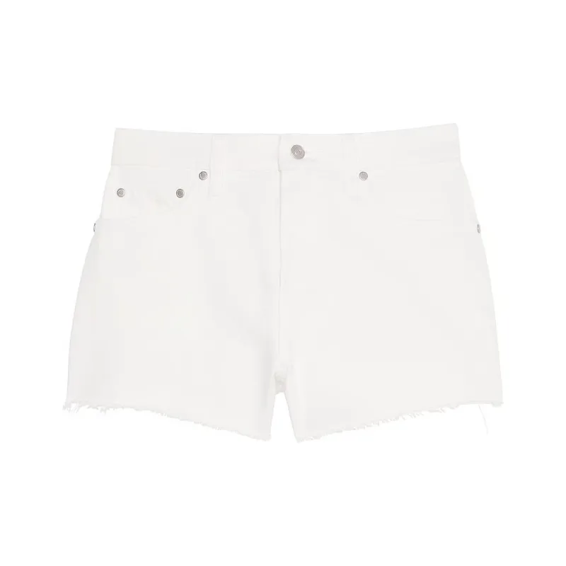 Victoria's Secret Denim Shorts Women's White-0