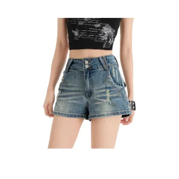 NHZN Denim Shorts Women's Nostalgic Blue