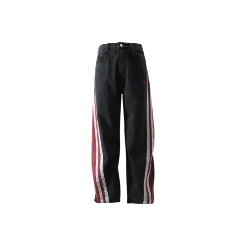 HKRXEC Jeans Men Black