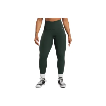 GYMSHARK Mesh Waistband Leggings Athletic Trousers Women's Green