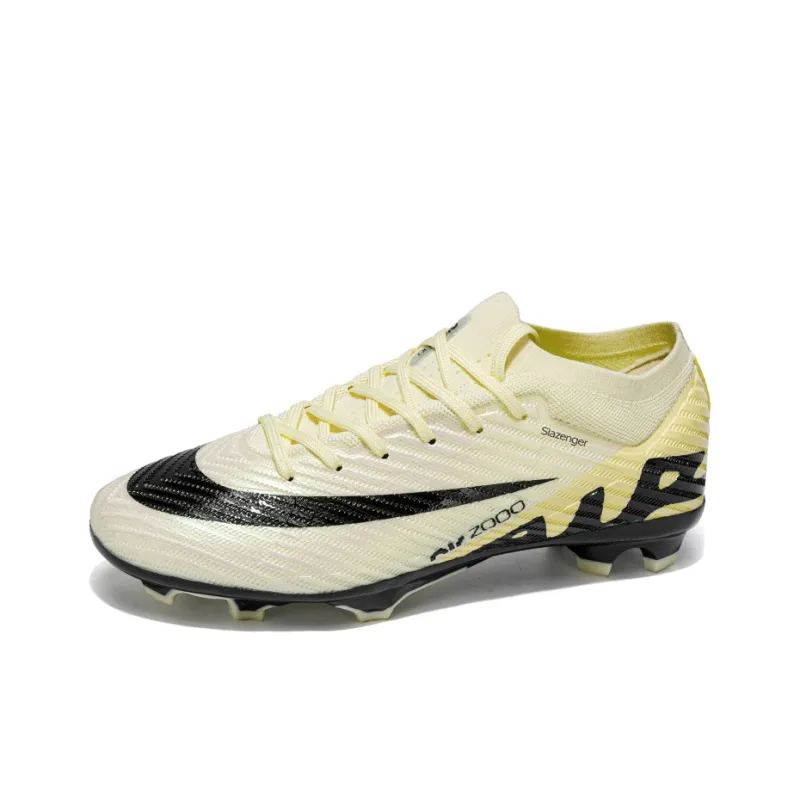 Slazenger Soccer Shoes Unisex Mid Top Beige Black, Green Purple, Gray Green-1