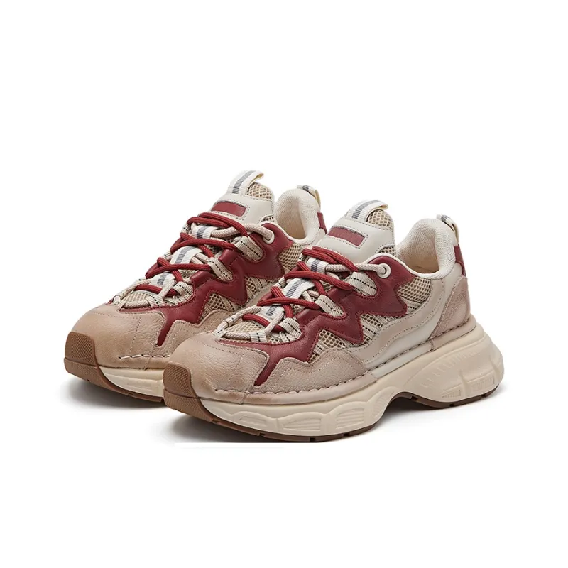 BURGELY Lightweight Low Top Chunky Sneakers Women's-1