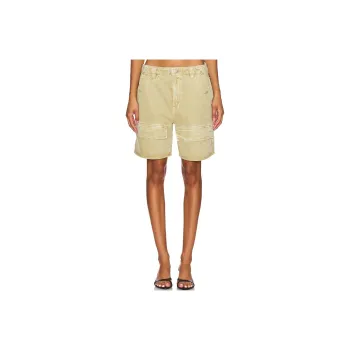 GRLFRND Denim Shorts Women's Yellow