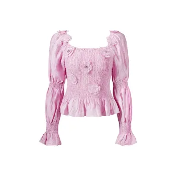 CHICHY CHICHY Size Sister Series Shirt Women's Honey Pink