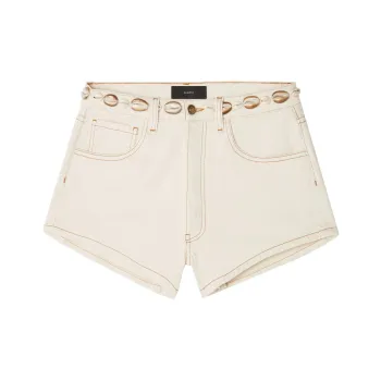 Alanui Ocean Dream Denim Shorts