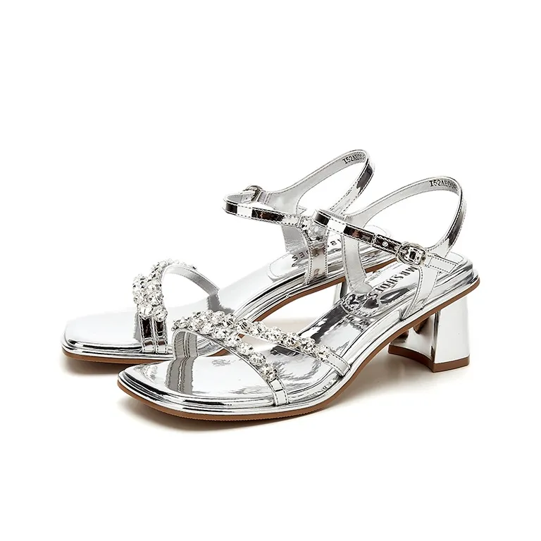 Jin Baichuan One Strap Sandals 5.5cm Women's-6