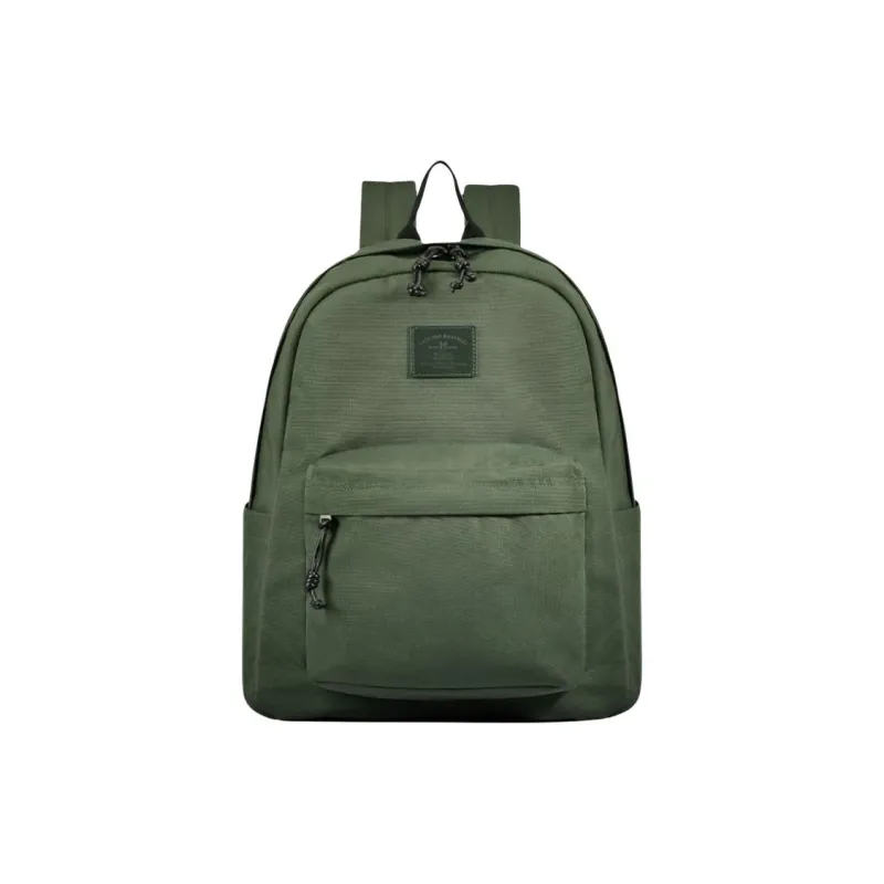 MYD Polyester Backpack Regular Unisex Olive/Blackberry/Blackberry-0