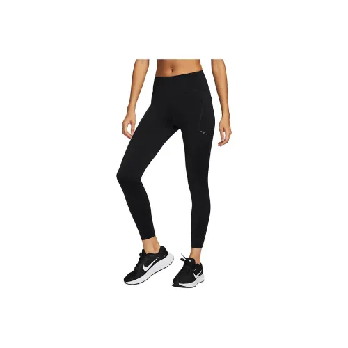 Nike Dri Fit Swift Athletic Trousers Women's Black