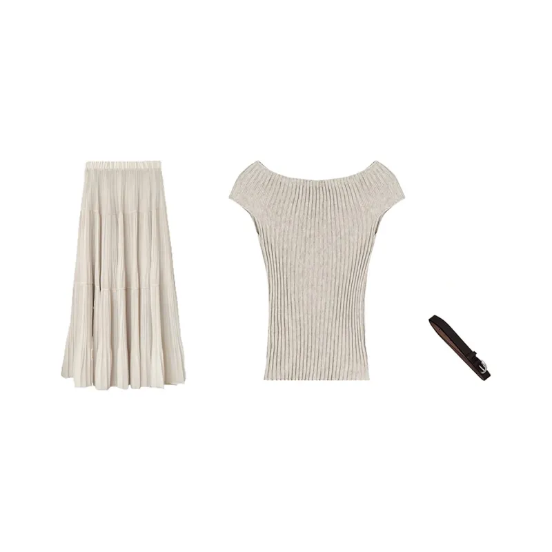 FLIM Two Piece Skirt Sets Women's-1