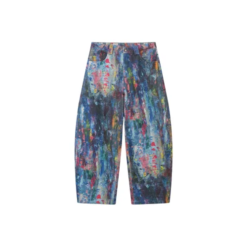 CoosRetro Jeans Men Multicolor