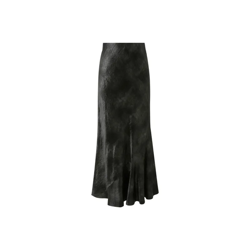 3COLOUR Casual Long Skirt Women's Classic Black-0