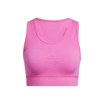 Adidas Training Studio Bra Sports Underwear Women's Bright Pink