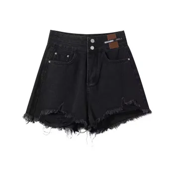 Hao Zhilang Denim Shorts Women's