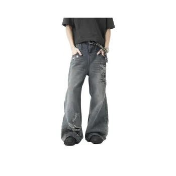 PANDA ADEVIL Jeans Unisex Vintage Blue