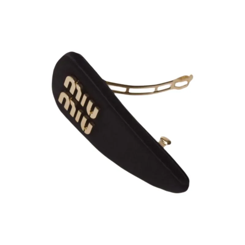 MIU MIU Metal Hair Clips Women's Black-1