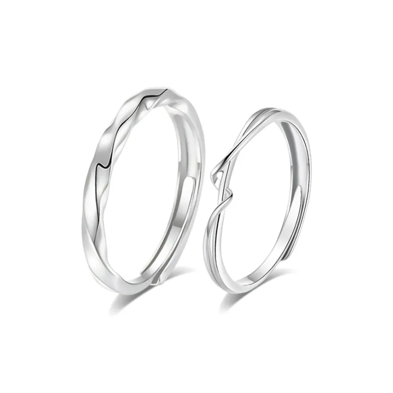MISS TOOYA 999 Fine Silver Rings Unisex-0