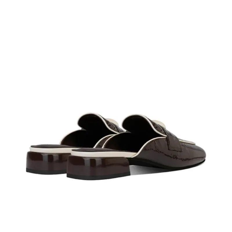JESSICA SOPHIA Rubber Sole Abrasion Resistant Slip Resistant Closed Toe Slippers Women's-3