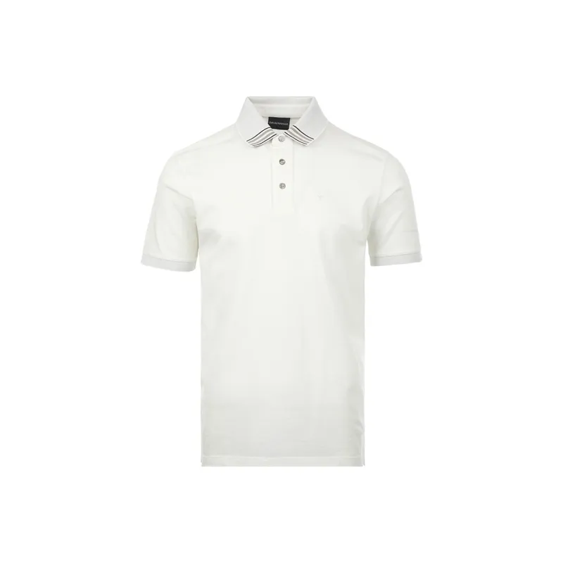 EMPORIO ARMANI Piqué weave Polo Shirt-0