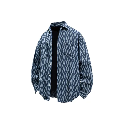 COPICVEN Jackets Unisex Blue