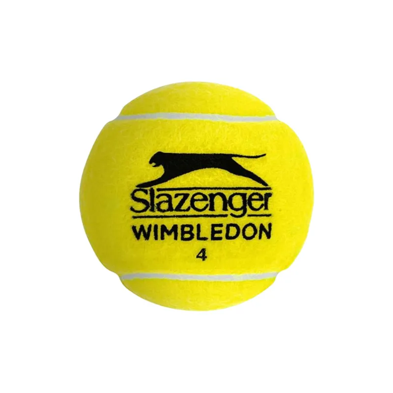 Slazenger Wimbledon Tennis Balls Training Ball Hard Court Venue Yellow-2