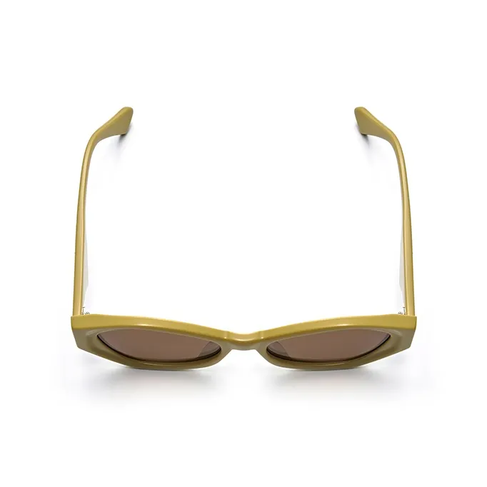THE OWNER Plate Frame Irregular Shape Sunglasses Unisex-17