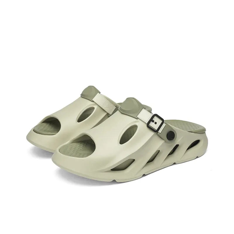 OUGLEMEN Beach Sandals Men Black Gray/Black Purple/Beige Brown/White Moon/Olive Green-19